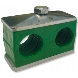 Double clamp 12 mm, hydraulic tube mounting