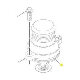 Cat backhoe loader thermostat gasket