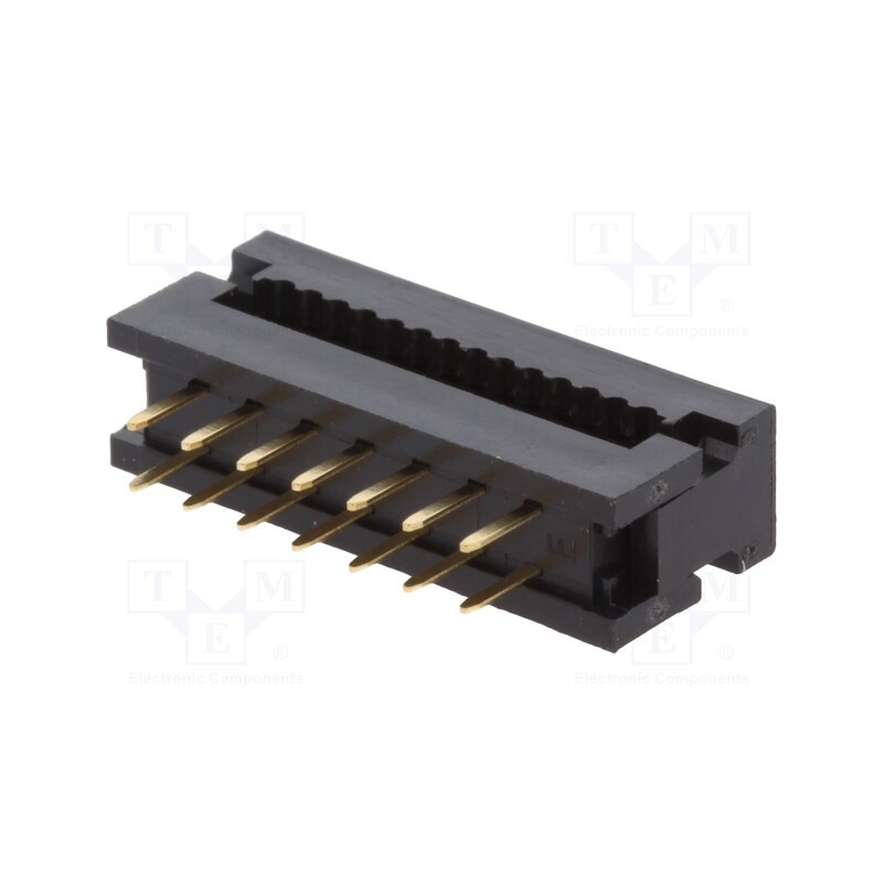 2 pcs x Amphenol Communications Solutions - T8061400001NEU - IDC transition, PIN: 14, IDC,THT, for ribbon cable, 1.27mm, 1A