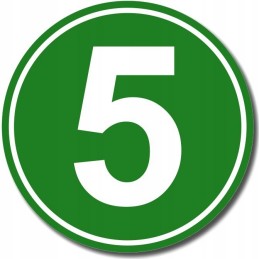 Euro 5 sticker, ADR standard, exhaust gas purity, truck 12 cm