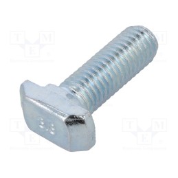 10 pcs x FATH - 096HK0815M0825 - Screw, for profiles, Width of the groove: 8mm, L: 25mm, steel, zinc
