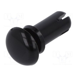 10 pcs x DREMEC - 8G4025.0X8.5B - Rivet, polyamide, L.rivet: 10.5mm, Panel cutout diam: 5.1mm, black