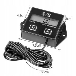 LCD engine hour counter, tachometer, mini excavator