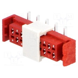 2 pcs x Amphenol Communications Solutions - TMM-6-L-10-1 - Wire-board, socket, female, PIN: 10, SMT, on PCBs, 30V, 1A, -40÷105°C