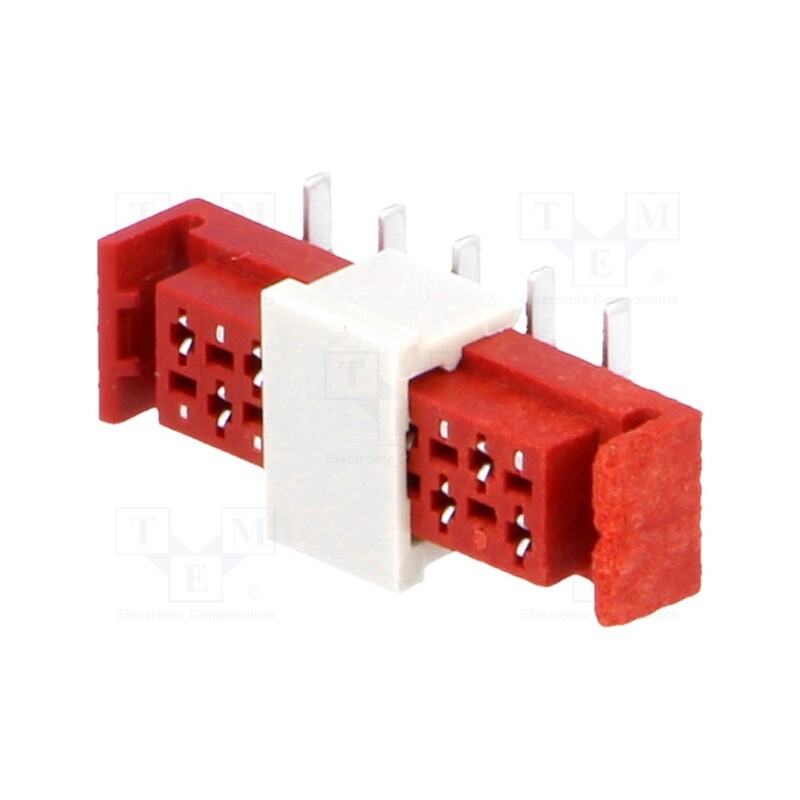 2 pcs x Amphenol Communications Solutions - TMM-6-L-10-1 - Wire-board, socket, female, PIN: 10, SMT, on PCBs, 30V, 1A, -40÷105°C