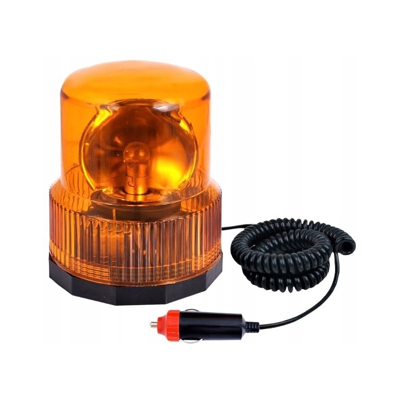 Flashing beacon warning lamp with a 12v magnet