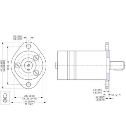 Fastening flange sauer danfoss 151g0211