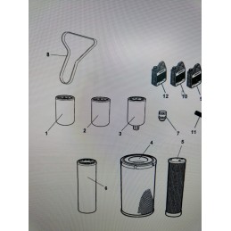 Dynapac 4812119248 hydraulic filter roller CG230