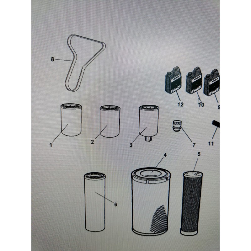 Dynapac 4812119248 hydraulic filter roller CG230