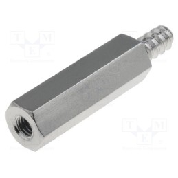 10 pcs x DREMEC - 215ST3.5X20 - Screwed spacer sleeve, 20mm, Int.thread: M3, Ext.thread: ST3,5