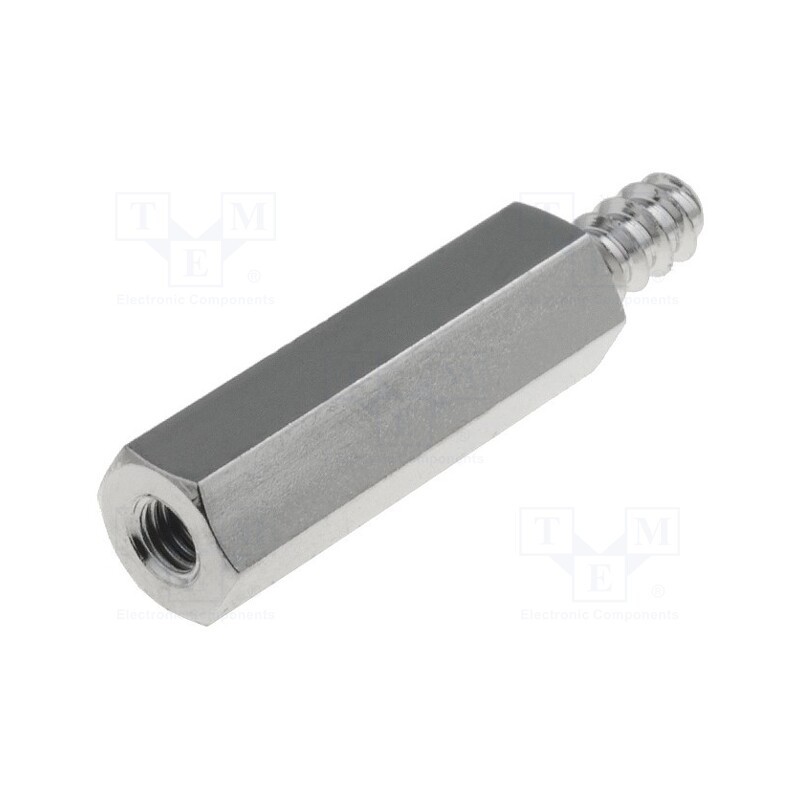 10 pcs x DREMEC - 215ST3.5X20 - Screwed spacer sleeve, 20mm, Int.thread: M3, Ext.thread: ST3,5