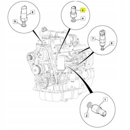 JCB 3CX 320 04554 Cold Start Sensor