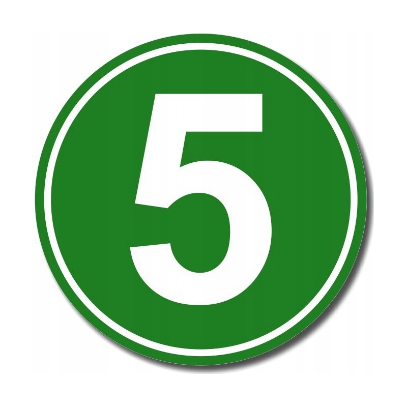 Euro 5 sticker, ADR standard, exhaust gas purity, truck 16 cm