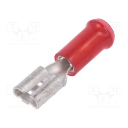2 pcs x TE Connectivity - 9-160483-1 - Terminal: flat, 4.8mm, 0.8mm, female, 0.3÷1.5mm2, crimped, tinned