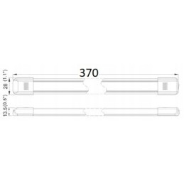 LED lamp with a switch for interior lighting