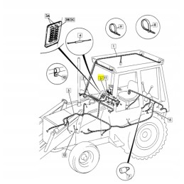 JCB microtransmitter, backhoe loader, mini excavator