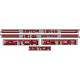 Zetor 16145 laminated stickers, set, sides, roof