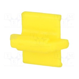 1 pcg x ROMIX - A15903 - Moulding clip, 10pcs, Mercedes, OEM: 19882081, polyamide, yellow