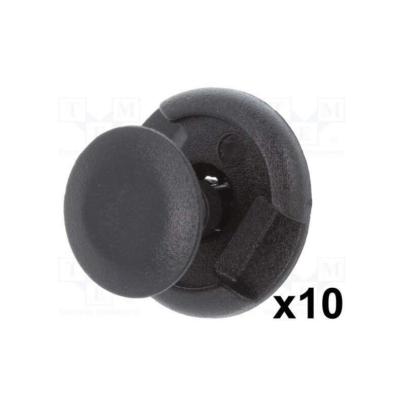 1 pcg x ROMIX - B23143 - Rivet, 10pcs, Citroën,Fiat,Lexus,Peugeot,Suzuki,Toyota, black