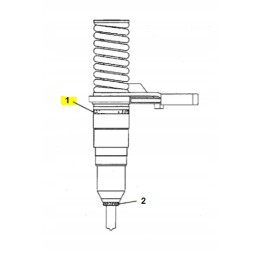 Injector seal cva cat backhoe loader