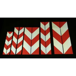 Laminated reflective stripes sticker 5x40 cm