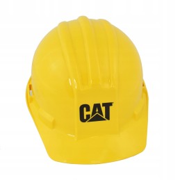 Caterpillar construction safety helmet, yellow