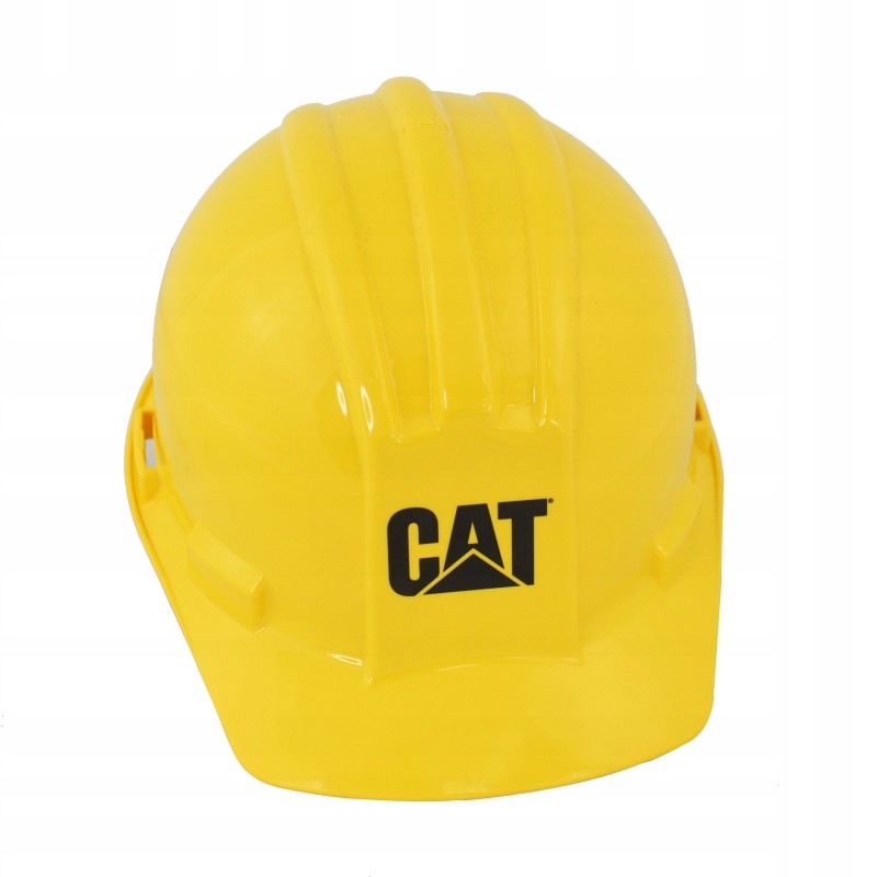 Caterpillar construction safety helmet, yellow