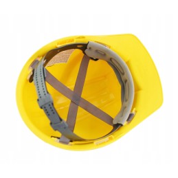 Caterpillar construction safety helmet, yellow