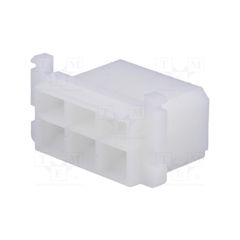 2 pcs x TE Connectivity - 180904 - Terminals cover, female, ways: 6, natural, FASTIN-FASTON