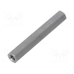 10 pcs x DREMEC - 148X55 - Screwed spacer sleeve, 55mm, Int.thread: M5, hexagonal