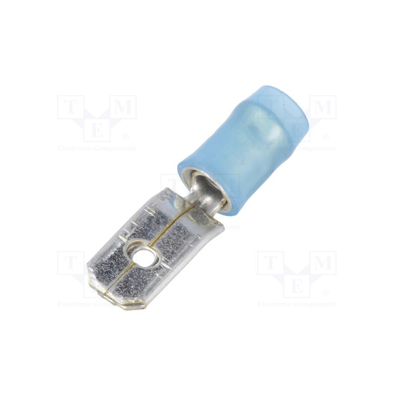 2 pcs x TE Connectivity - 140971-2 - Terminal: flat, 6.3mm, 0.8mm, male, 1÷2.5mm2, crimped, for cable