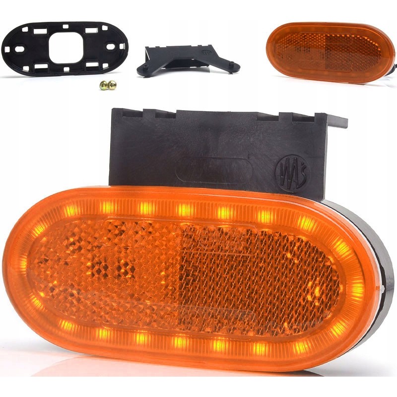 Orange side marker lamp LED 12 24v was