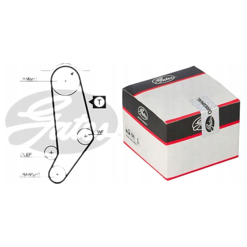 Timing belt audi ct539 audi 90 2 3 88 100 2