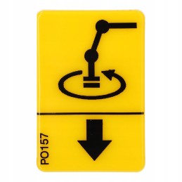 Fassi pictogram of the crane rotation control function