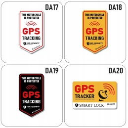 Protective sticker GPS tracker alarm system 10 cm
