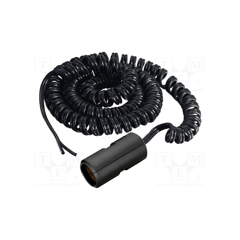 1 pcs x PRO CAR - 67888000 - Cigarette lighter socket extension cord, 8A, Sup.volt: 12÷24VDC