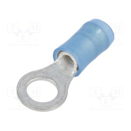 2 pcs x TE Connectivity - 130090 - Tip: ring, M5, Ø: 5.26mm, 1.25÷2mm2, crimped, for cable, insulated