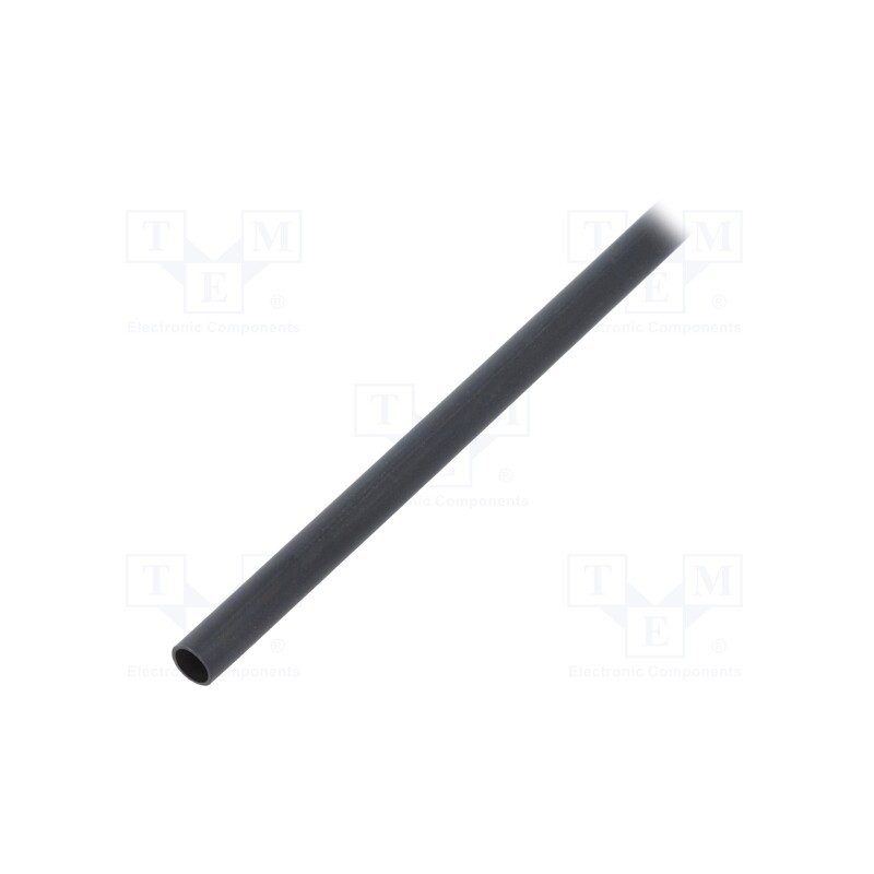 1 pcs x TE Connectivity - ATUM-4/1-0-STK - Heat shrink sleeve, glued, 4: 1, 4mm, L: 1.2m, black, polyolefine