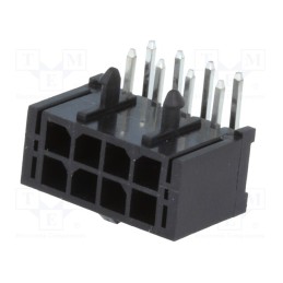 2 pcs x Amphenol Communications Solutions - MF30-DHP1-08 - Socket, wire-board, male, MF30, 3mm, PIN: 8, THT, PCB snap, 5A, tinne