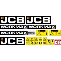 JCB Workmax 1000D UTV laminated stickers
