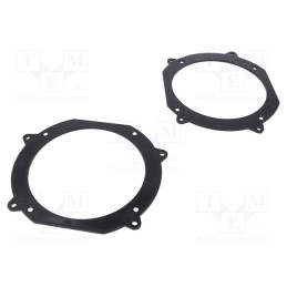 1 set x ACV - 271352-02-0 - Speaker frame, 130mm, Volvo, Volvo 740 1984-&gt,1992, 2pcs.