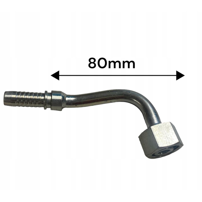 Special nozzle for hydraulic hoses fi12