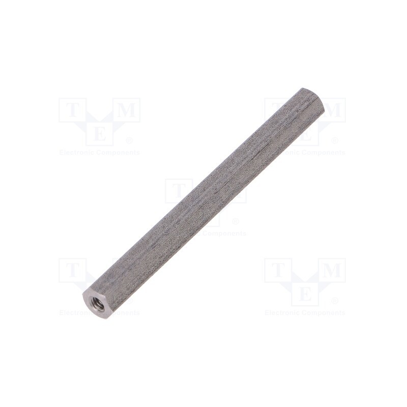 10 pcs x DREMEC - 142X50 - Screwed spacer sleeve, 50mm, Int.thread: M2,5, hexagonal