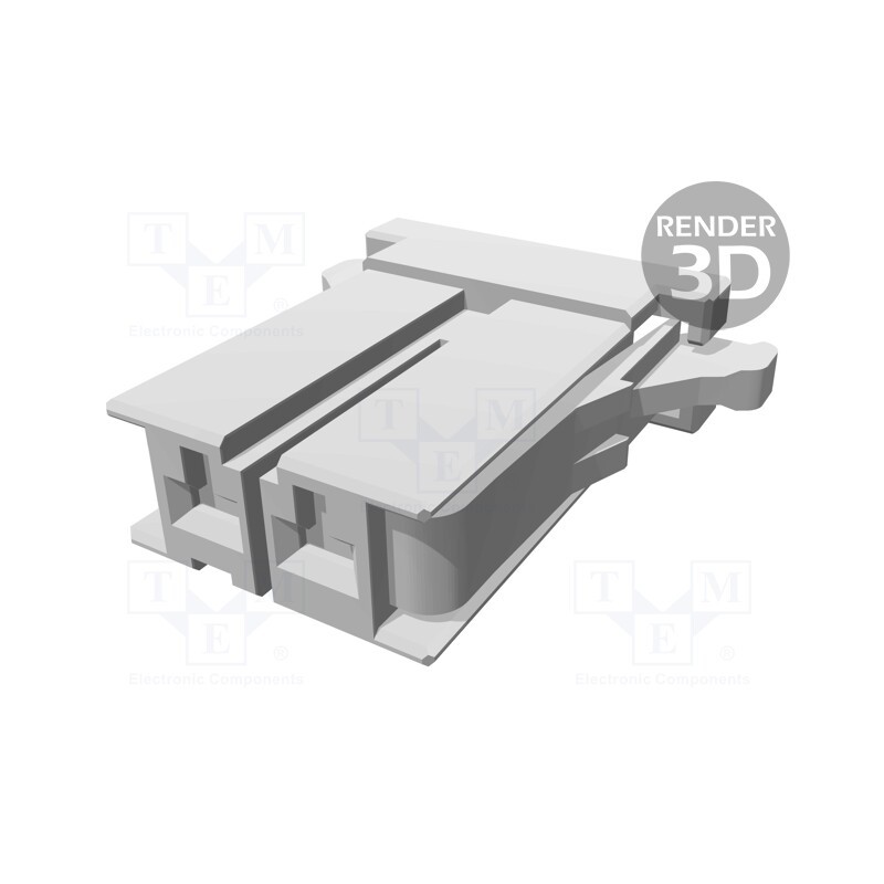 2 pcs x TE Connectivity - 1-178128-2 - Plug, wire-board, female, Dynamic D-3200, 5.08mm, PIN: 2, for cable