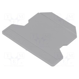 2 pcs x PHOENIX CONTACT - ATP-UK 3003224 - Separating plate, grey, UK, polyamide, UK2.5,UK4,UK6