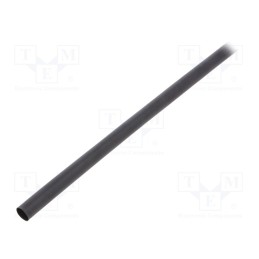 1 pcs x TE Connectivity - ATUM-8/2-0-STK - Heat shrink sleeve, glued, 4: 1, 8mm, L: 1.2m, black, polyolefine
