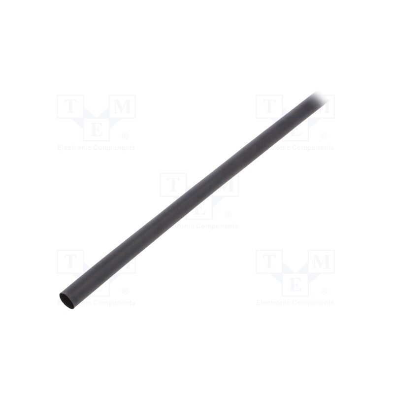 1 pcs x TE Connectivity - ATUM-8/2-0-STK - Heat shrink sleeve, glued, 4: 1, 8mm, L: 1.2m, black, polyolefine