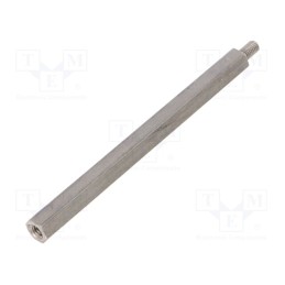 10 pcs x DREMEC - 246X85 - Screwed spacer sleeve, 85mm, Int.thread: M4, Ext.thread: M4