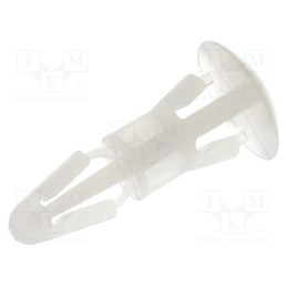 10 pcs x KSS WIRING - RS8 - Assembly stud, polyamide, L: 8mm, snap fastener, natural, UL94V-2