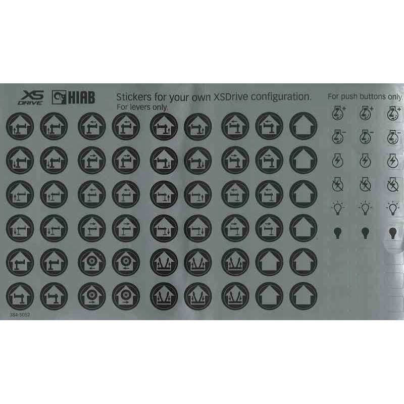 Hiab xdrive radio control pictograms